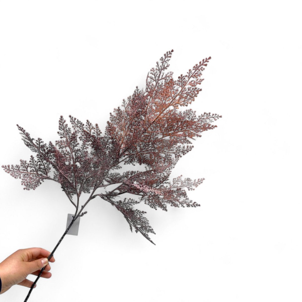 Zijden kunstbloem Perzische bladeren goud - 65 cm