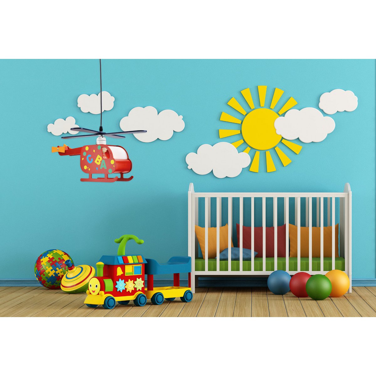 Kinderhanglamp Hubert Helikopter