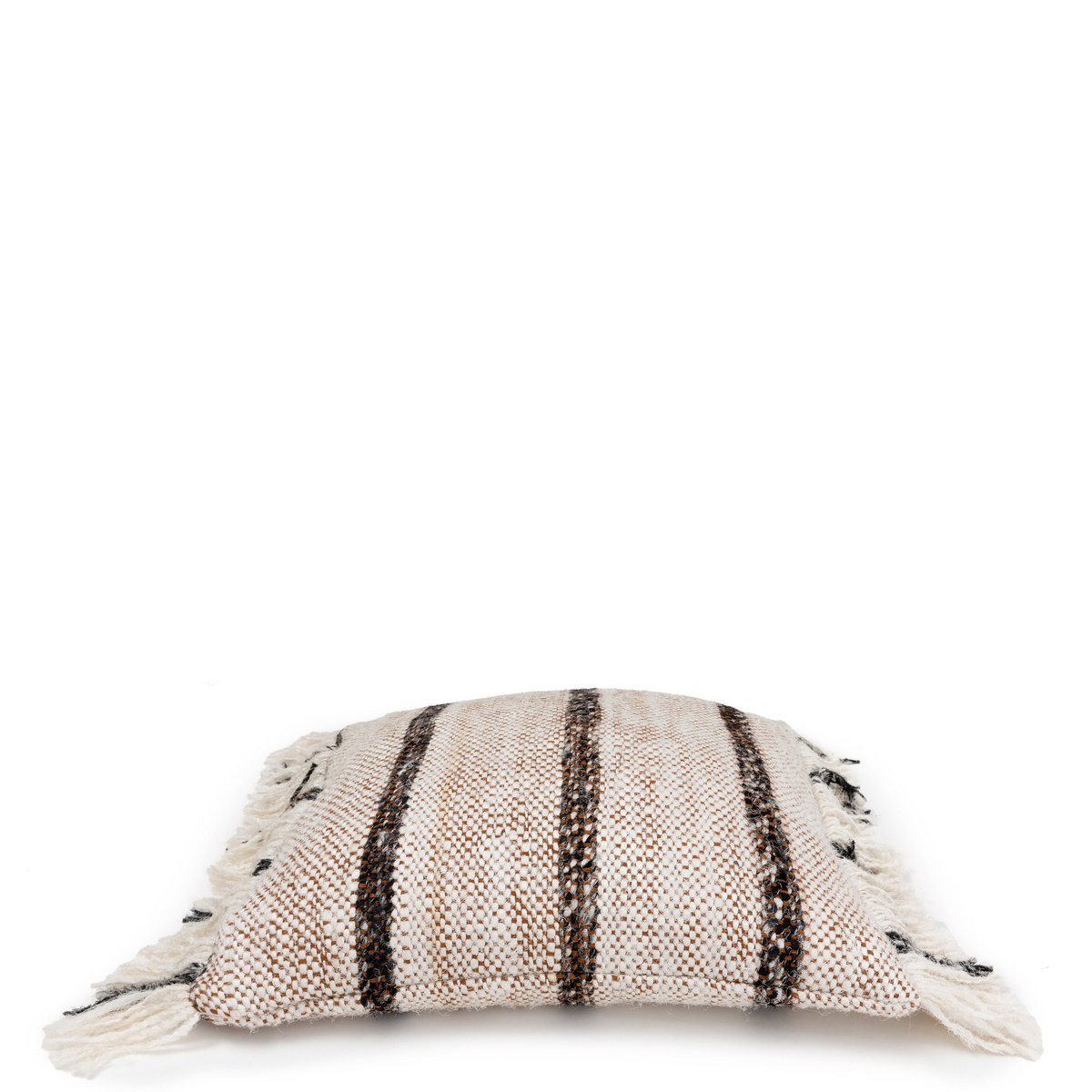 Katoenen kussenhoes Oh my gee boheems wit - 40 cm
