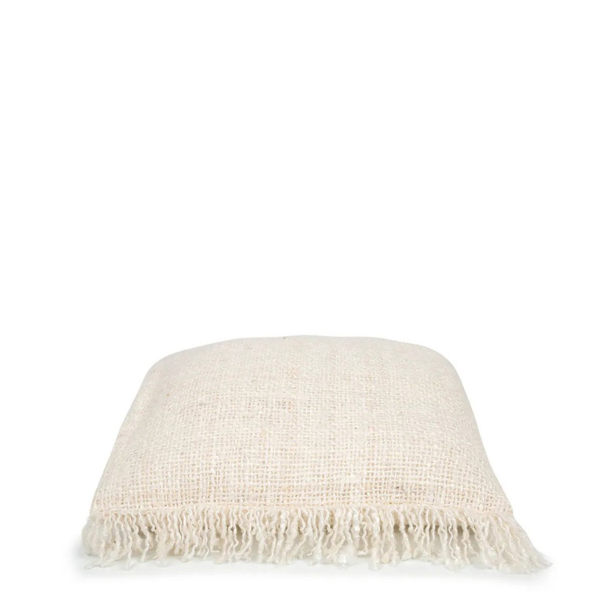 Katoenen kussenhoes crème - 40 cm