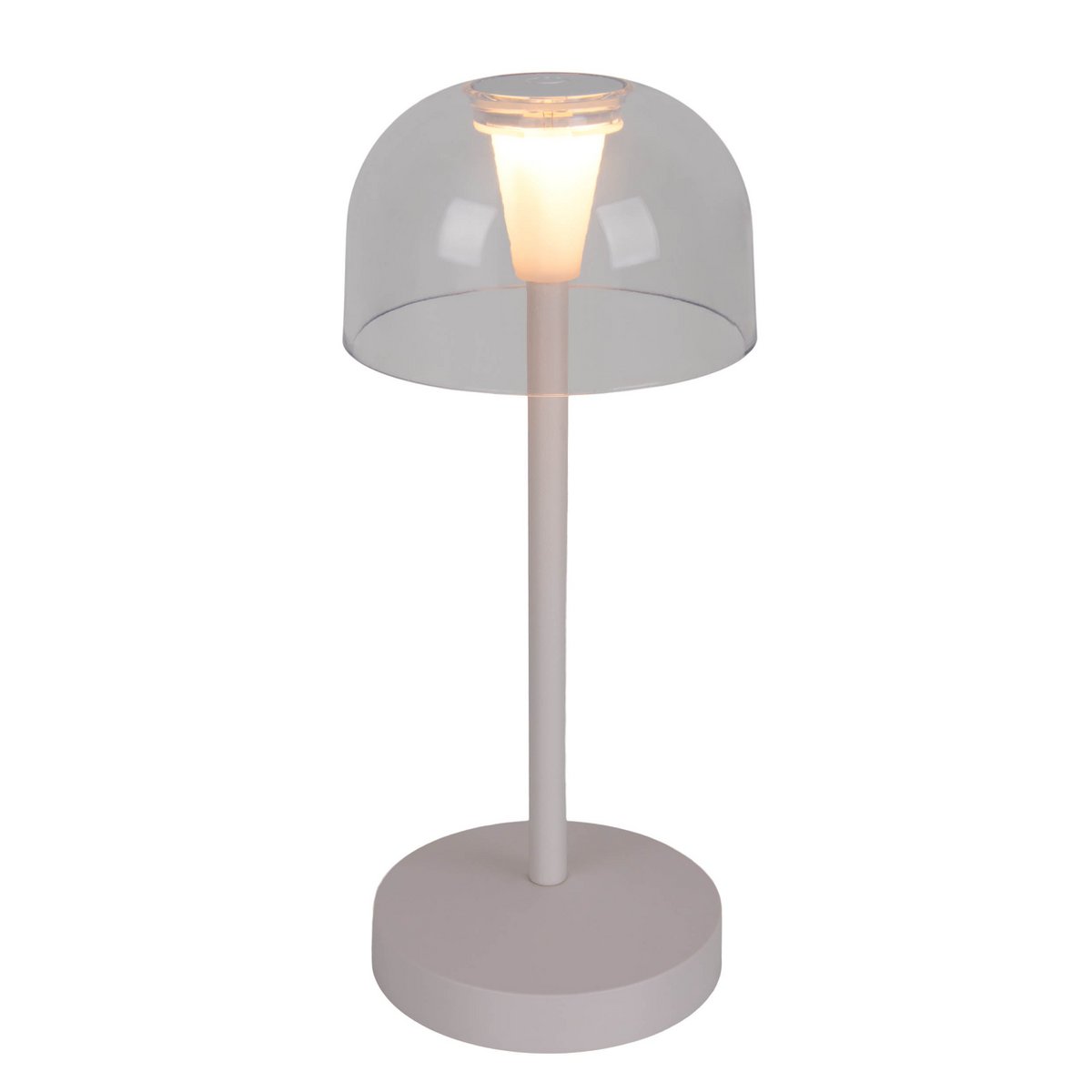 LED Acculamp Gomba Wit (Set van 2) - 18,5 cm