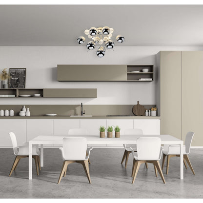 Plafondlamp Explosie Chroom - Ø 57 cm (G9) - OutHome