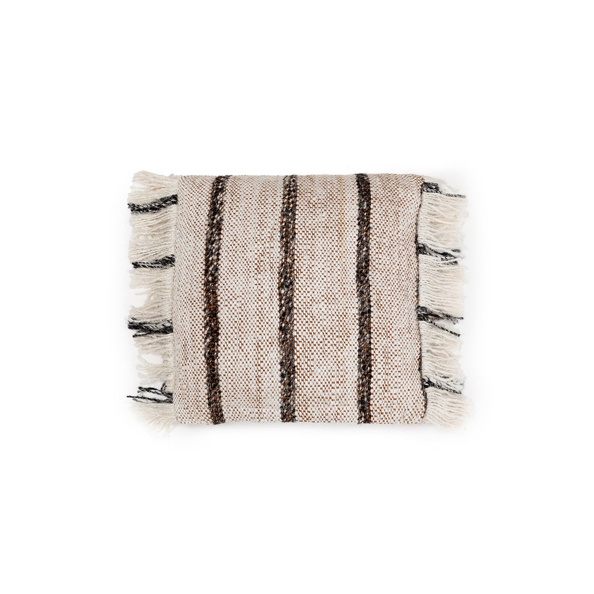 Katoenen kussenhoes Oh my gee boheems wit - 40 cm