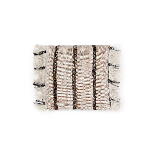 Katoenen kussenhoes Oh my gee boheems wit - 40 cm