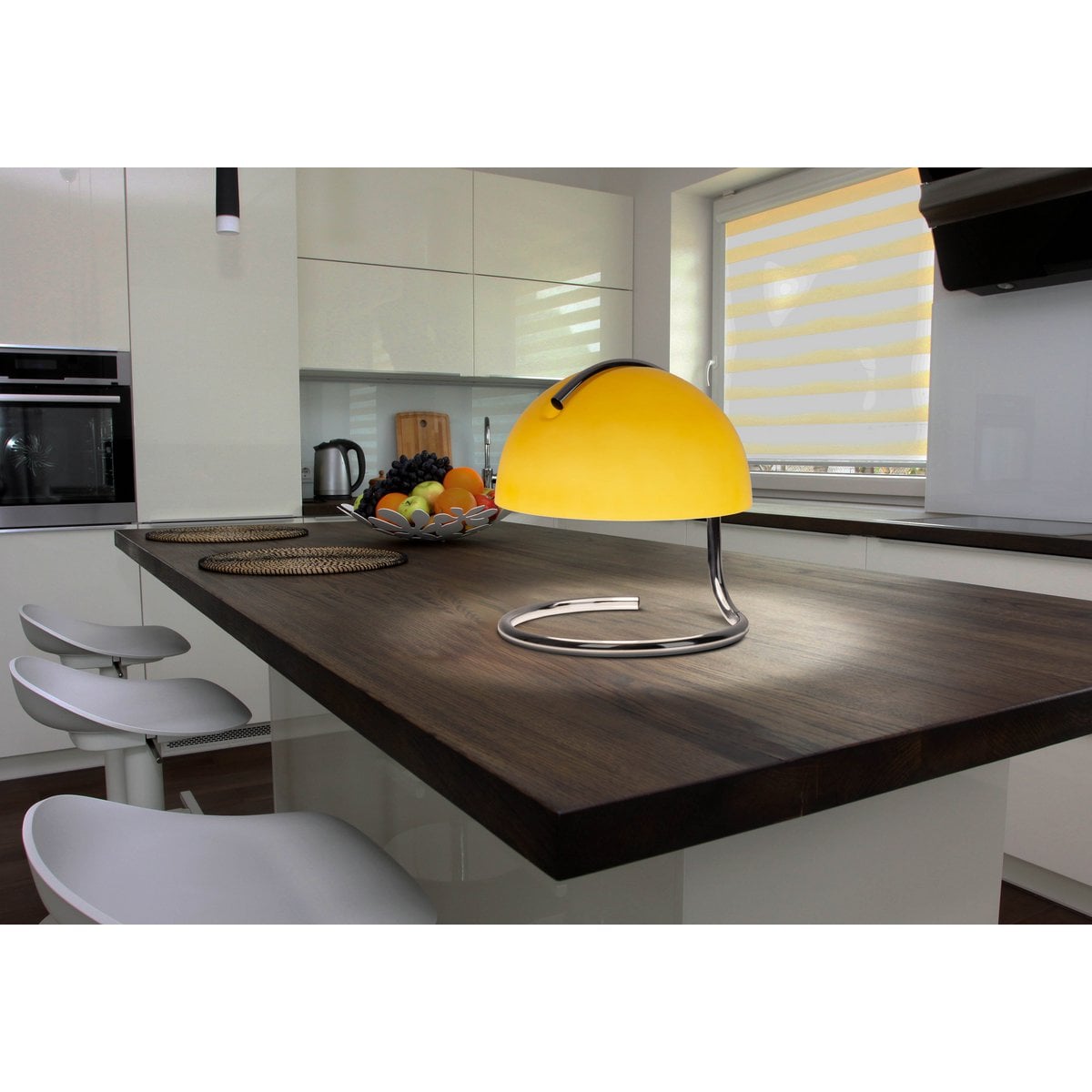 Tafellamp Burano Geel/Geel Glas - 25 cm (E27)