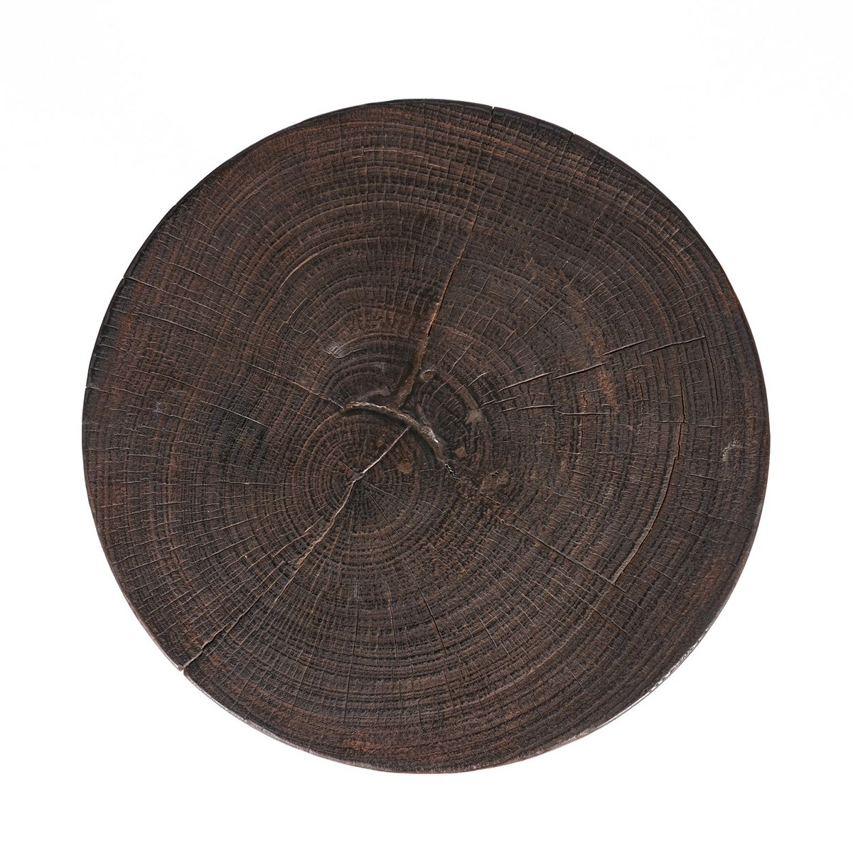 Houten bijzettafel Java tripod donker walnoot
