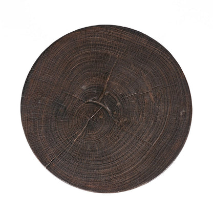 Houten bijzettafel Java tripod donker walnoot