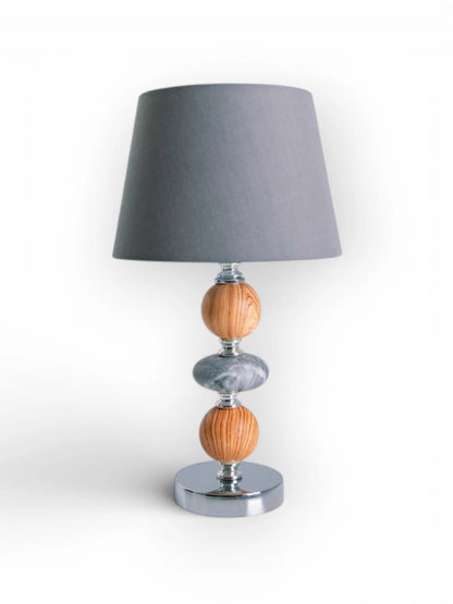 Keramische Tafellamp Araga Grijs - 36 cm (E14)