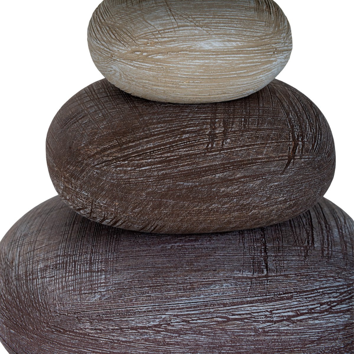 Keramische tafellamp "Stoney", keramische tafellamp in bruin, met E14 - aansluiting, tafellamp voor eetkamer, woonkamer, gang of kantoor, of als een bedlamp, 31 cm hoog - OutHome