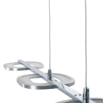 LED Hanglamp Balk Staal