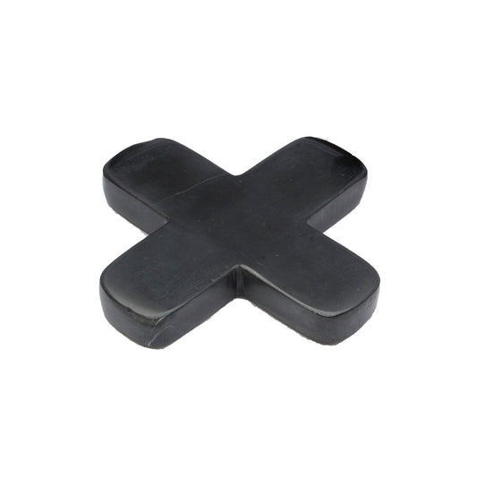 Marmeren pannenonderzetter Nova zwart - 12 cm