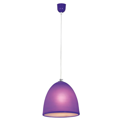 Siliconen hanglamp "Catinus" Ø 25 cm, gemaakt van Violet Silicone, E27 - OutHome