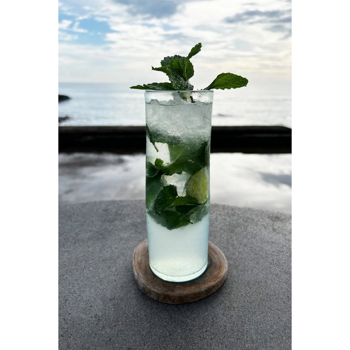 Teak wortel onderzetter Root boho - 10 cm