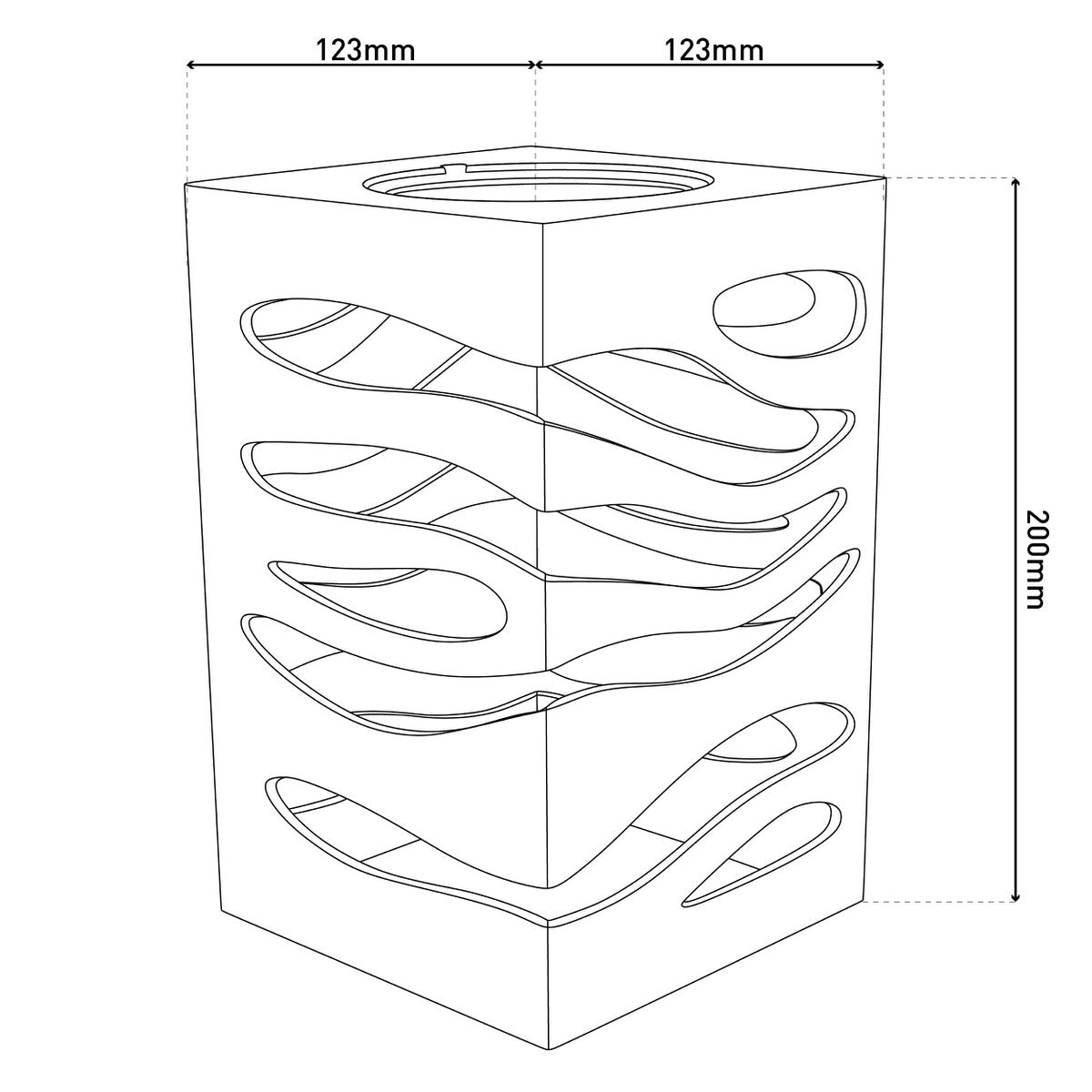 LED Solar Deco Hilda Goud - 20 cm