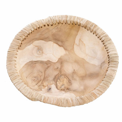 Teakhouten kom Like me naturel - 30 cm