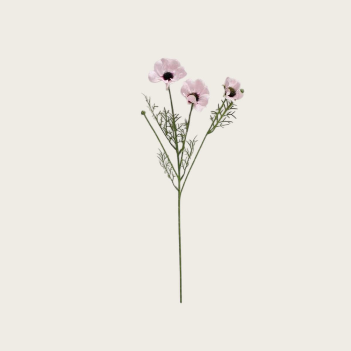 Zijden kunstbloem Chrysanthemum roze - 52 cm