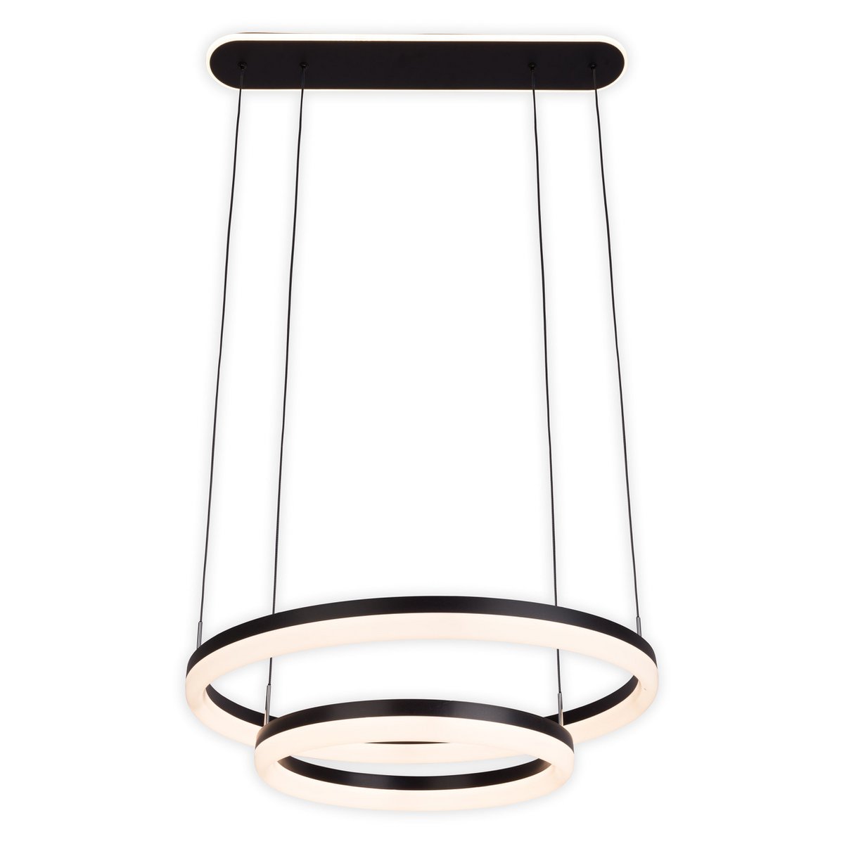 LED Hanglamp Circulo Zwart/Zand - Ø 60 cm (CCT)