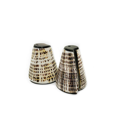 Schelpen zout en peper Kefra bruin (Set van 2)