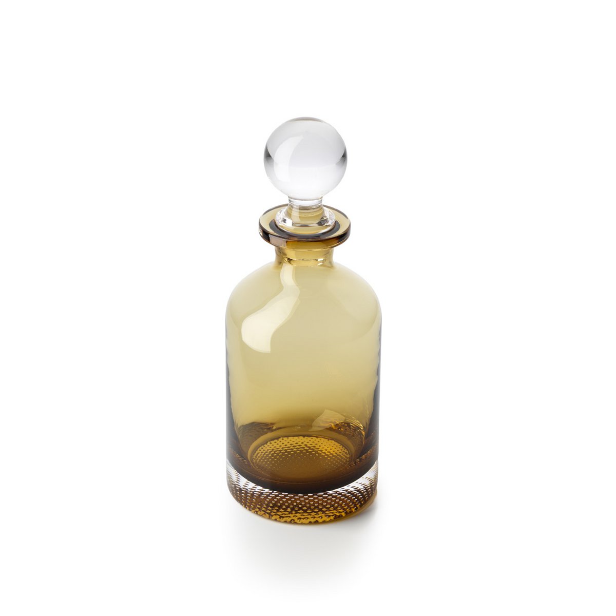 Glazen karaf Dot amber