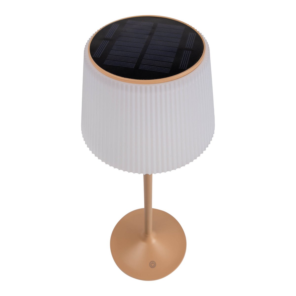 Solar Tafellamp Emmi Amandel/Wit - 38 cm (Dimbaar)