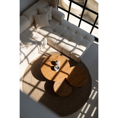 Teakhouten salontafel Fusuma naturel