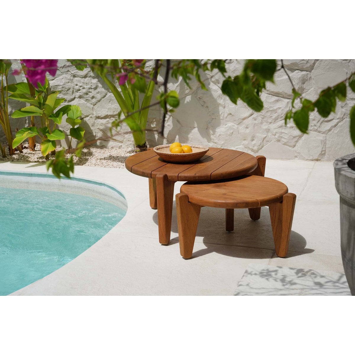 Teak salontafel Seseh naturel