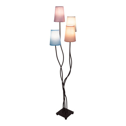 Vloerlamp Boho 4-Lichts Kleurrijk - 140 cm (E14)