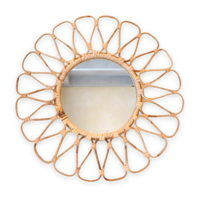 Wandspiegel Rotan Daau - Ø 38 cm