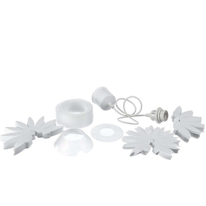 Hanglamp Lotus Wit Kunststof - Ø 47 cm