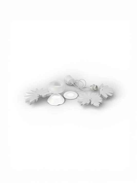 Hanglamp Lotus Wit Kunststof - Ø 47 cm