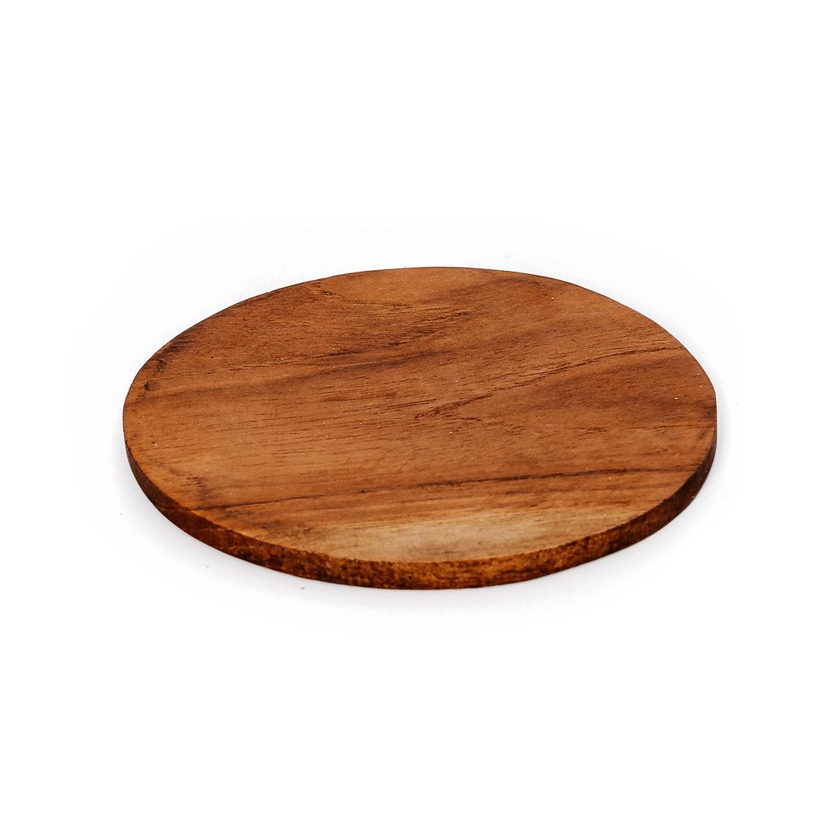 Teak onderzetter Nordic coaster natuur - 10 cm