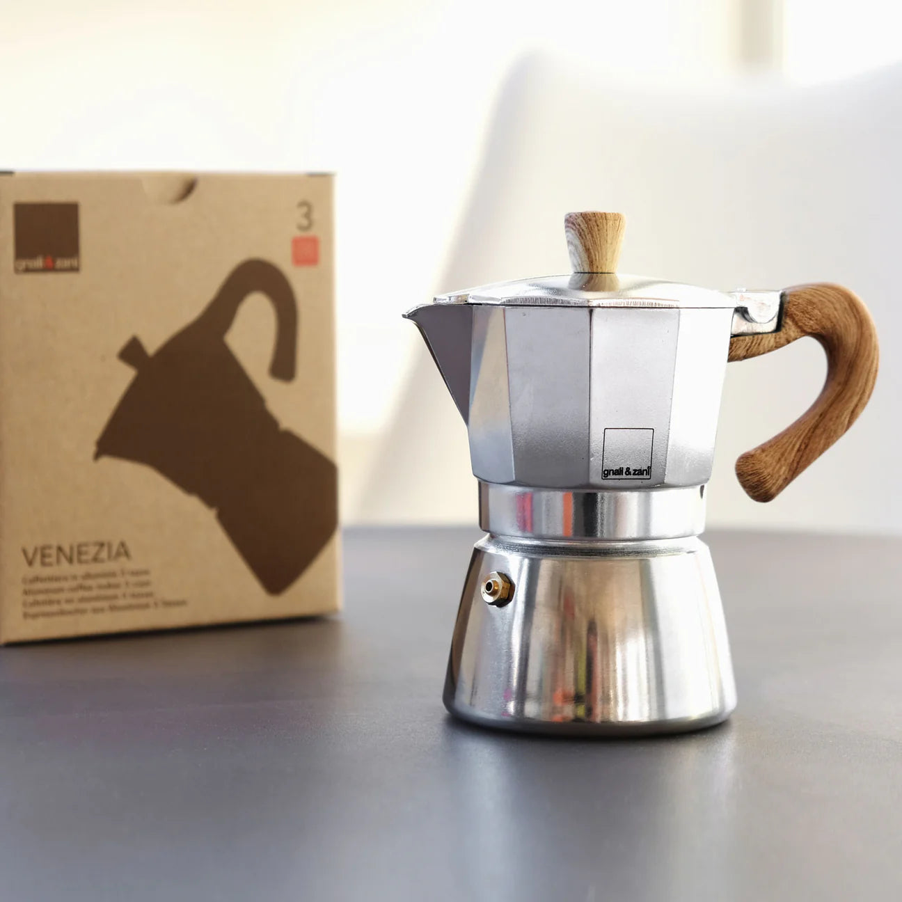 Percolator Venetië Zilver