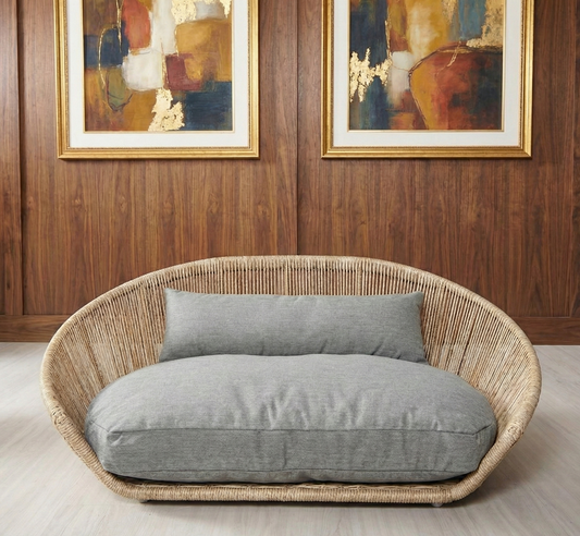 VOGUE - Design-Hudebett SMOOTH Hondenmand Grijs