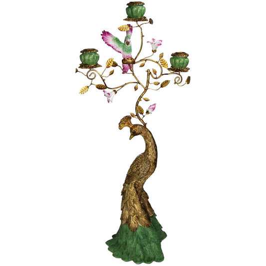 Pauw Kaarshouder - Veelkleurig Polyresin Ontwerp