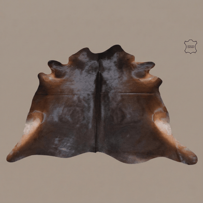 Koeienvel vloerkleed - Leer - Donkerbruin - OutHome