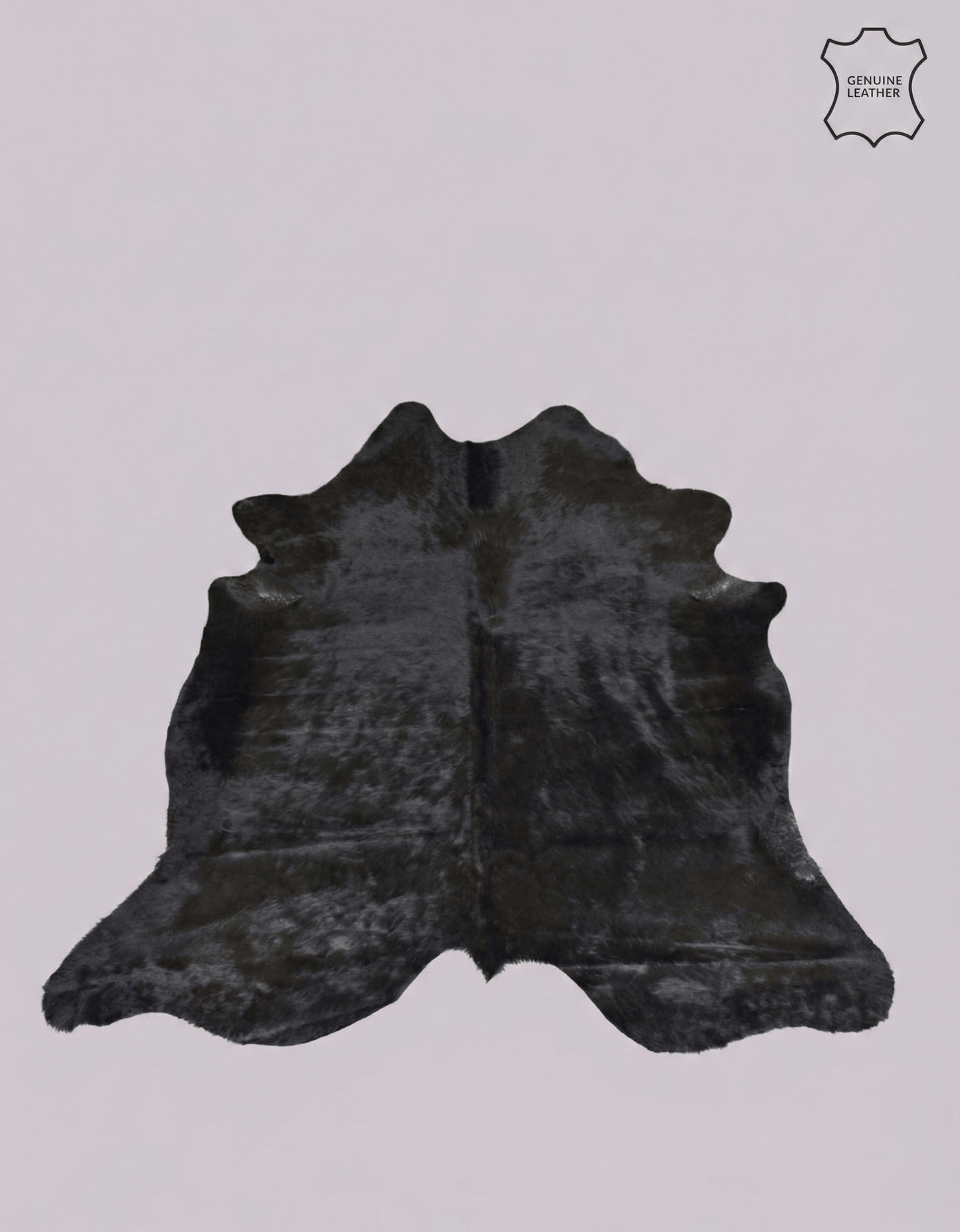 Koeienvel vloerkleed - Leer - Zwart - OutHome