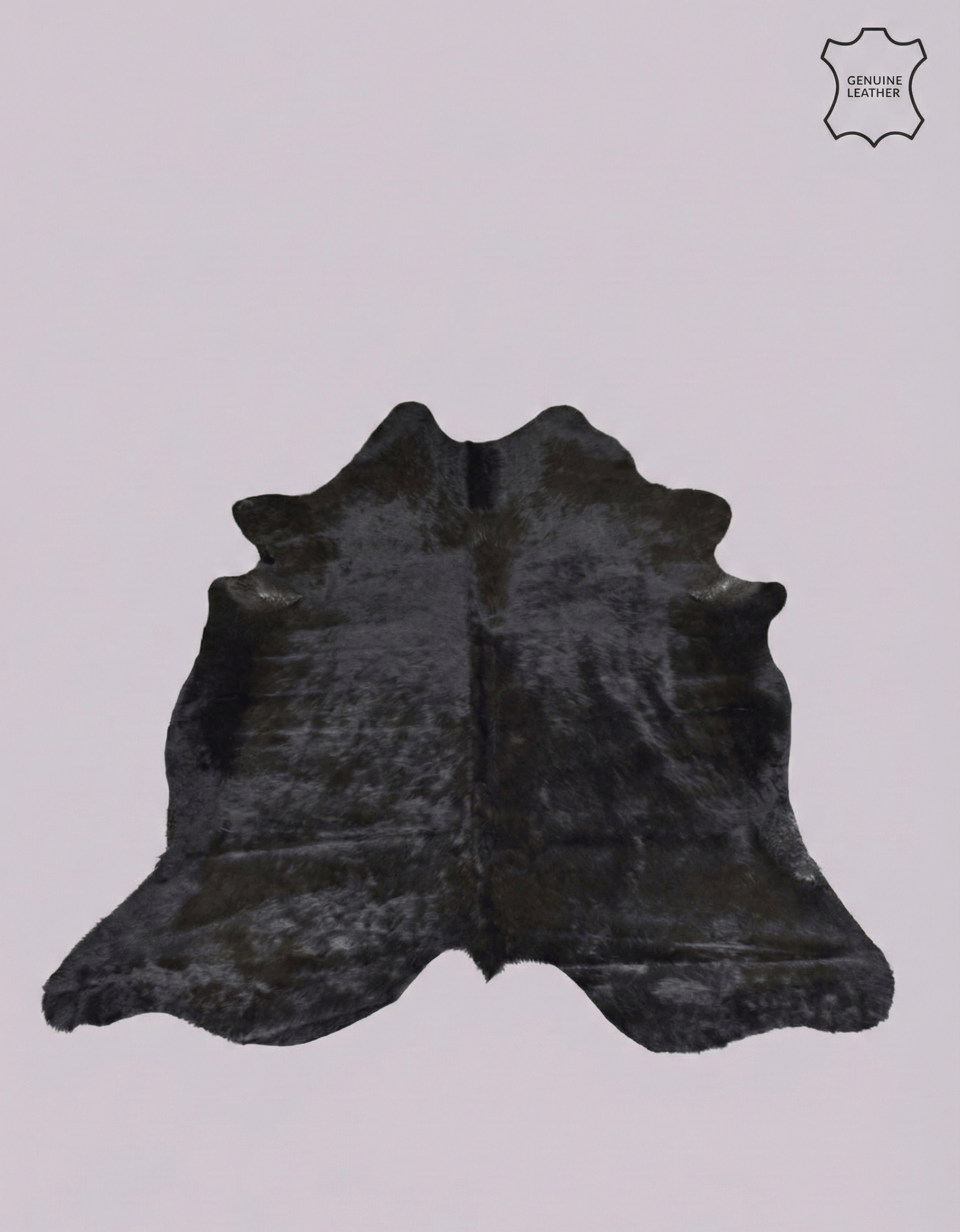 Koeienvel vloerkleed - Leer - Zwart - OutHome