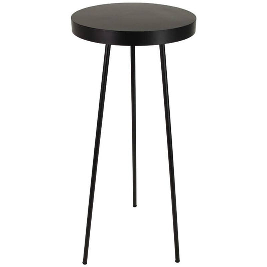 Ronde Tafel - Zwart Metaal - Ø42,5 x ↑ 98 cm