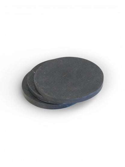 Onderzetters Ranuka Marmer Grijs Rond (Set van 4/8)