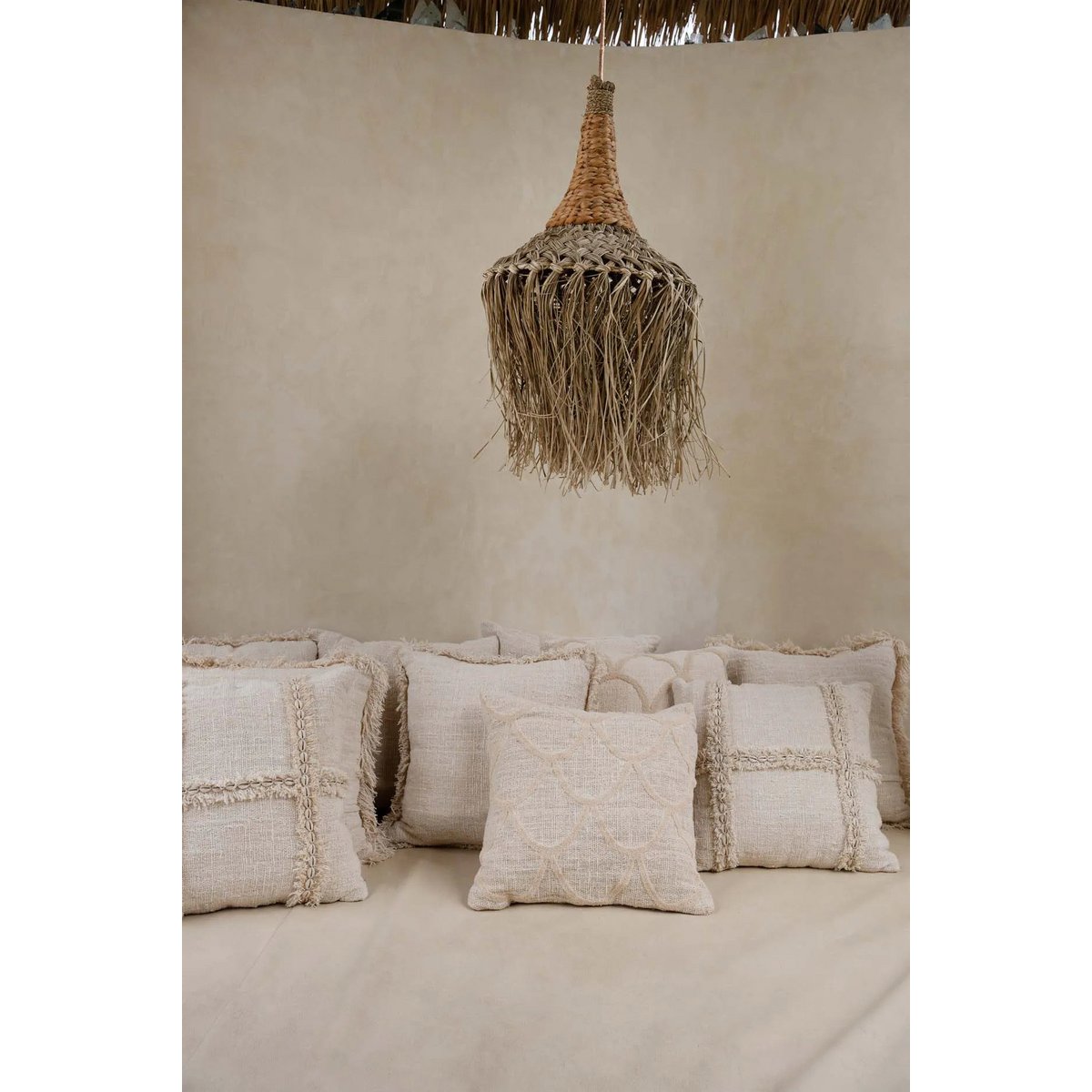 Katoenen kussenhoes Nomad naturel