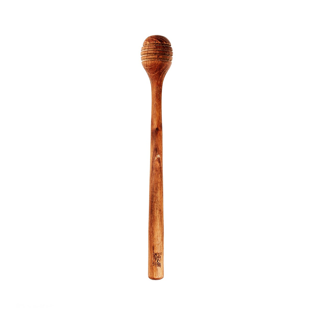 Teak honingroller Teakwortelhoningroller - 19 cm
