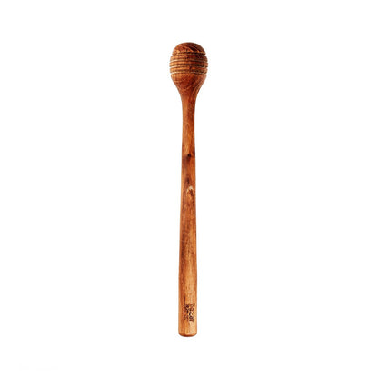 Teak honingroller Teakwortelhoningroller - 19 cm