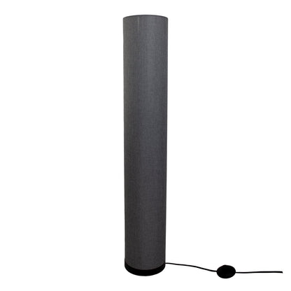 Vloerlamp Beate Grijs Metaal/Textiel (E27)