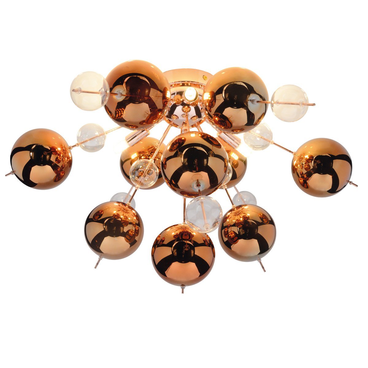 Plafondlamp Explosie Metaal/Glas - Ø 57 cm (G9) - OutHome