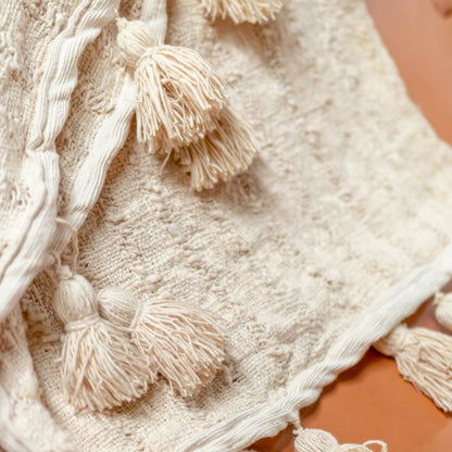 Plaid Tenun Katoen Boho - 110x200 cm