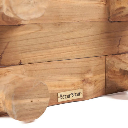 Teakhouten dienblad Delish naturel