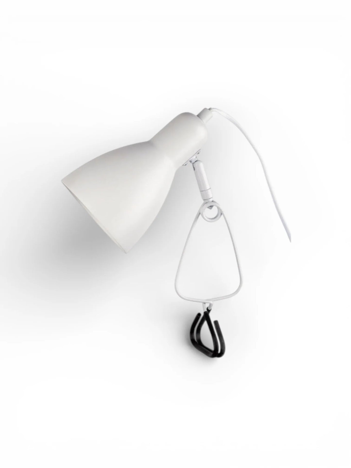 Klemlamp Mara Mat Wit - 28 cm (E14)