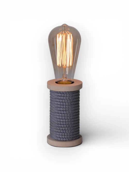 LED Tafellamp Max Zwart/Wit - 12 cm