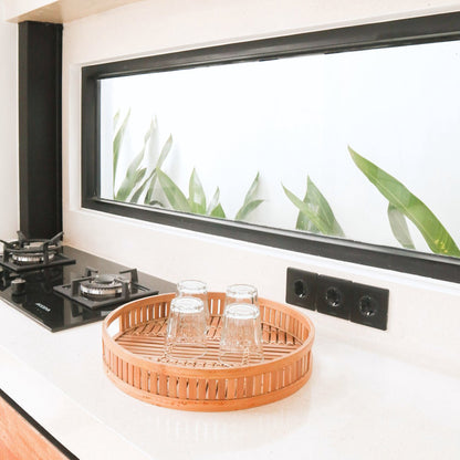 Dienblad Bamboe Senayan Rond - Ø 40 cm