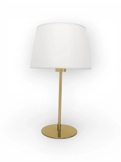 Tafellamp Bologna Beige/Messing - 45 cm